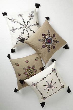 Fes embroidered pillows