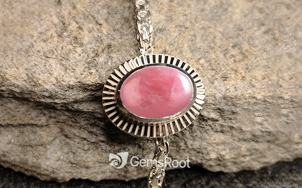 Rose Quartz Silver Rakhi Collection