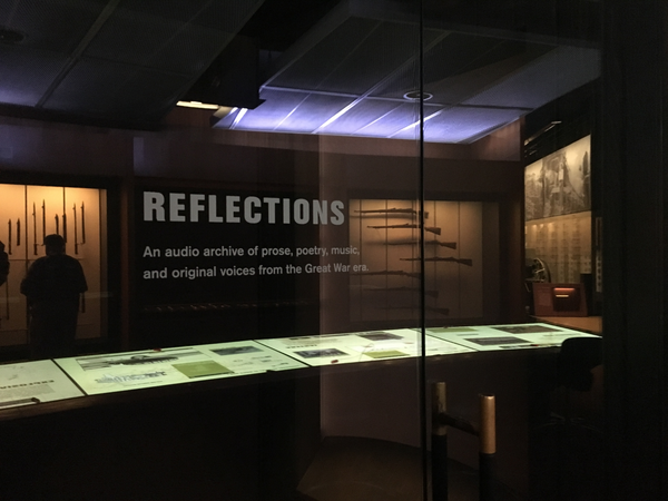Making Peace Gallery at the National World War One Museum in Kansas City, MO. Designed by Ralph Appelbaum Associates. Photo by Tana Green (3D Designer of these exhibits while employed at RAA).
