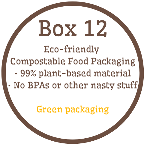 Eco-friendly compostable food packaging