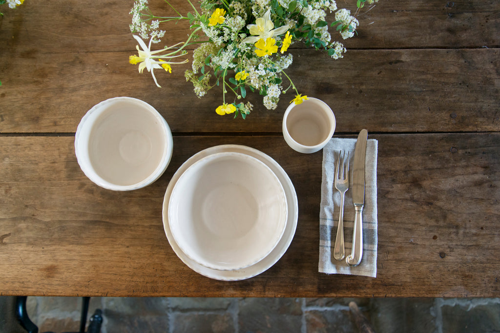 Rustic Linen Napkin with the Palatine Collection tableware