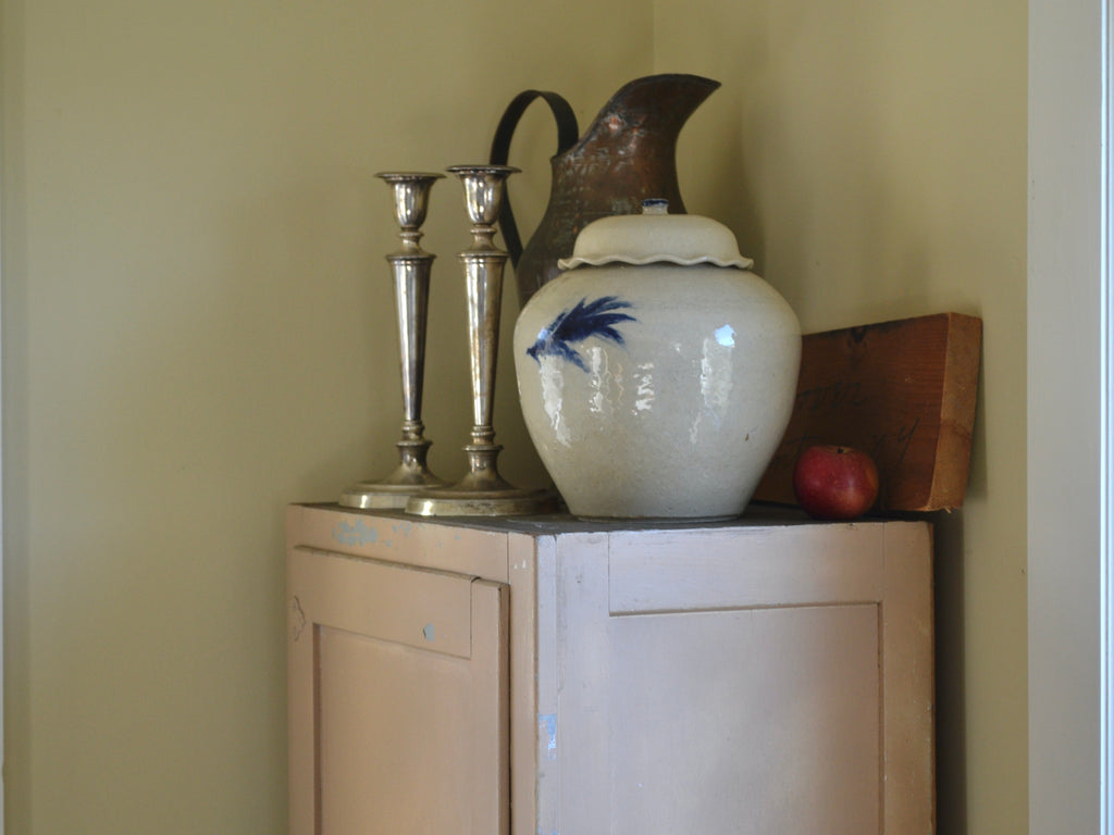 American Stoneware-inspired jar by Jessica Weinberg, Firehouse Pottery Co.