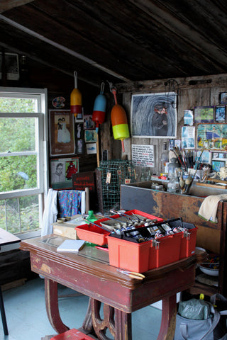 Barbara's studio on Friendship Long Island