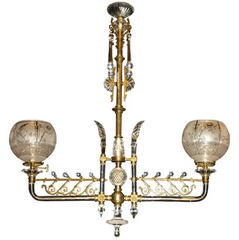 Example of  Late 19th Century Gasolier Fixture (Source: 1st Dibs)