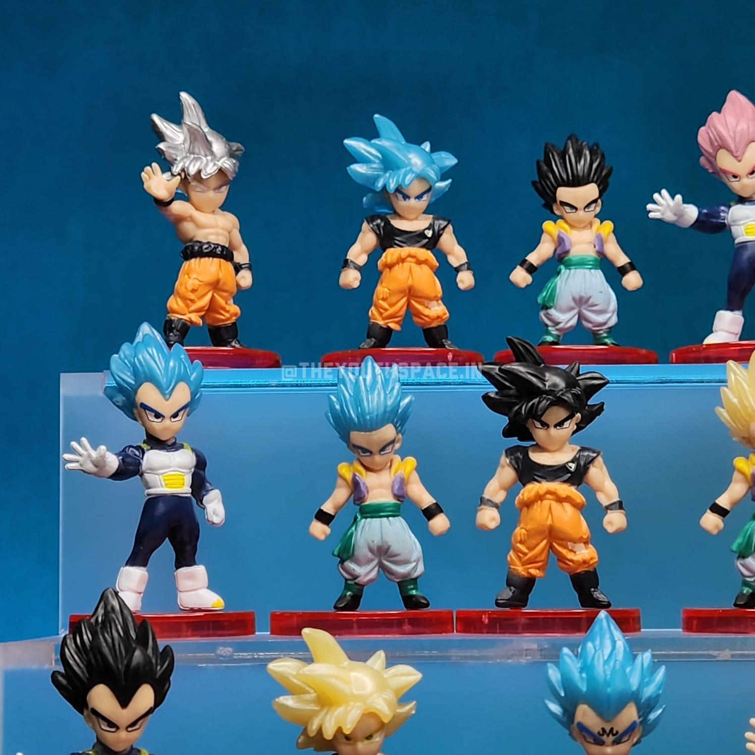 Dragon Ball Figures Goku Super Saiyan 5 White Hair Goku Vegeta New form  Boxed 25CM PVC Action Figure Statue Collection Model Toy(no box) 