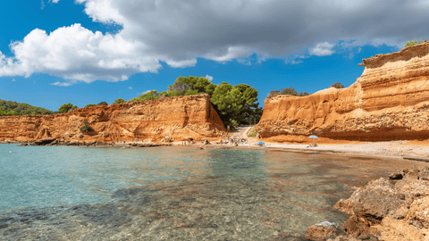 Ibiza best beaches, Sa Caleta