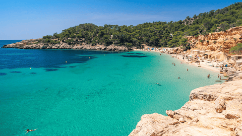 Ibiza best beaches, Cala Salada