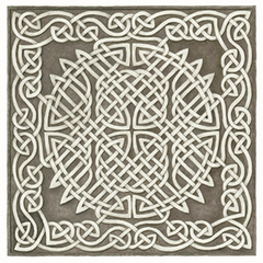 Knotwork Panel drawing by Sherri O Designs