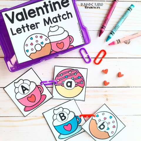 Valentine's Day Task Cards for Preschool