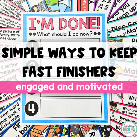 Fast Finisher Activities for Primary Classrooms