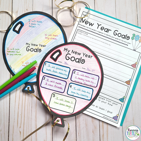 New Year Goal Setting Balloons