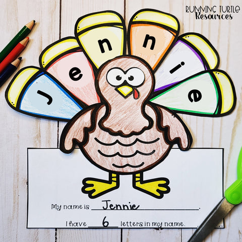 Thanksgiving Turkey Name Craft