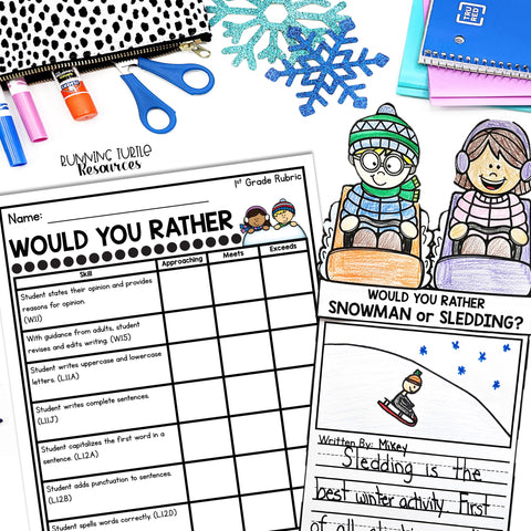 Winter Opinion Writing Craft