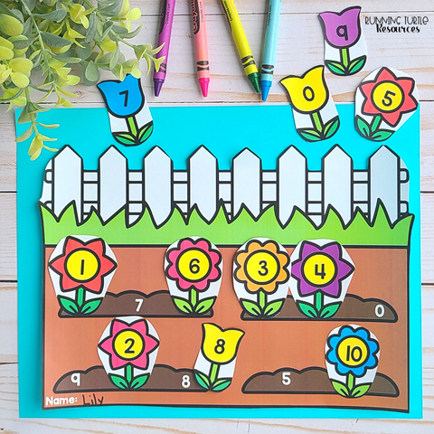 Spring Flower Math Craft