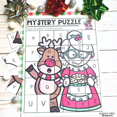 Christmas Puzzles for Preschool