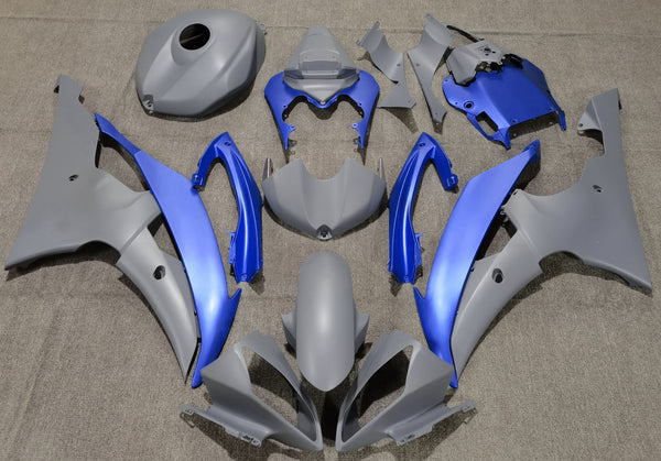 Yamaha YZF-R6 (2008-2016) Matte Gray & Blue Fairings
