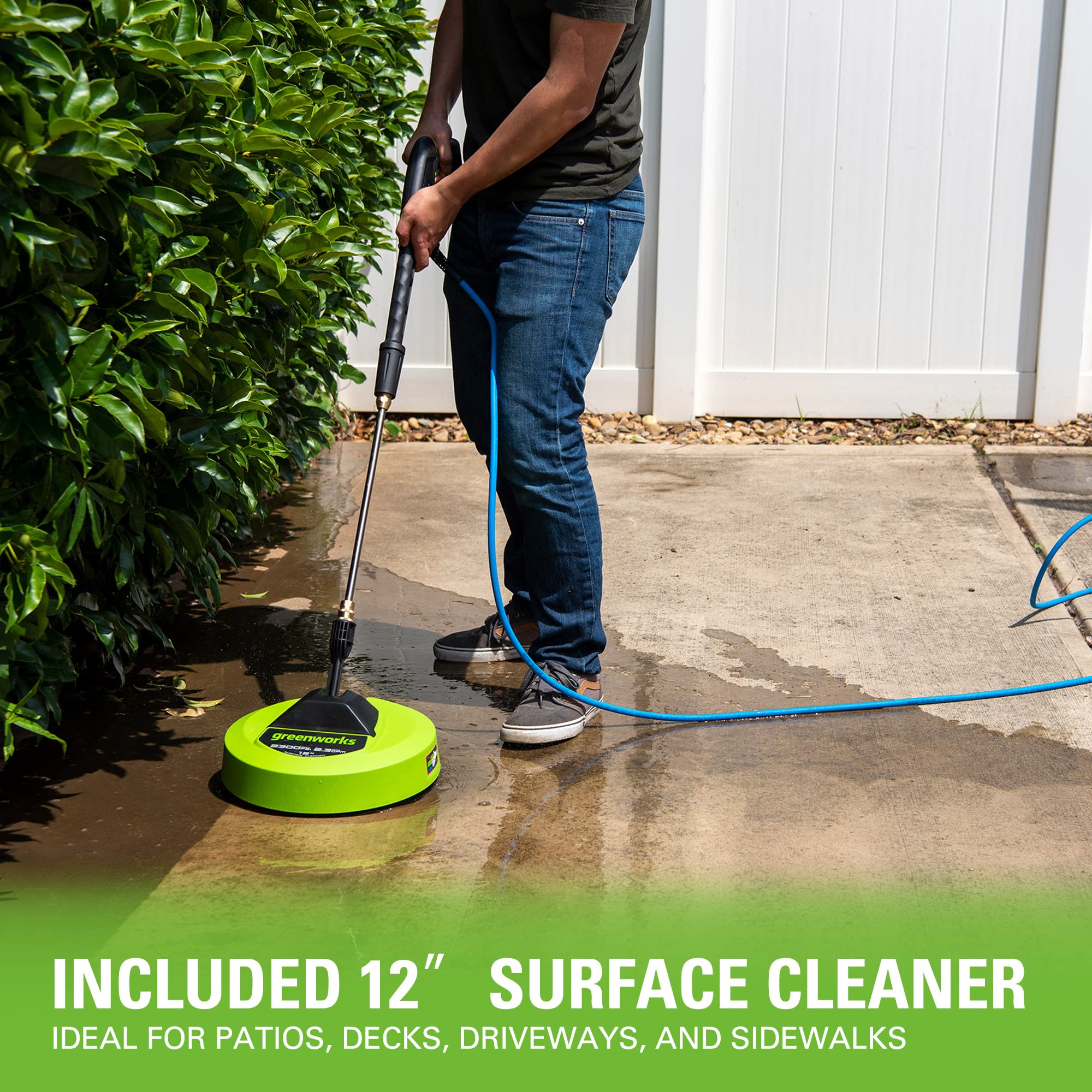 2000 PSI 1.2 GPM Electric Pressure Washer With Surface Cleaner and Foam Cannon - Image 6