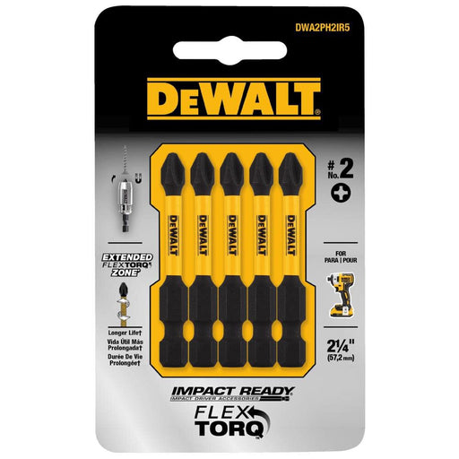 Dewalt FlexTorq Impact Ready Phillips No.2 X 3-1/2 IN. Screwdriver Bit -  STEEL — JAXOutdoorGearFarmandRanch