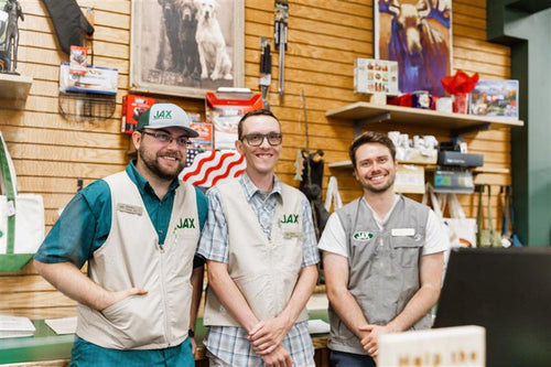 Three Male retail Employees