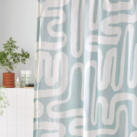 Pastel Shower Curtain for pastel bathroom