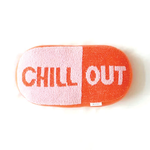 Chill Pill Shaped Throw Pillow for funky bedroom