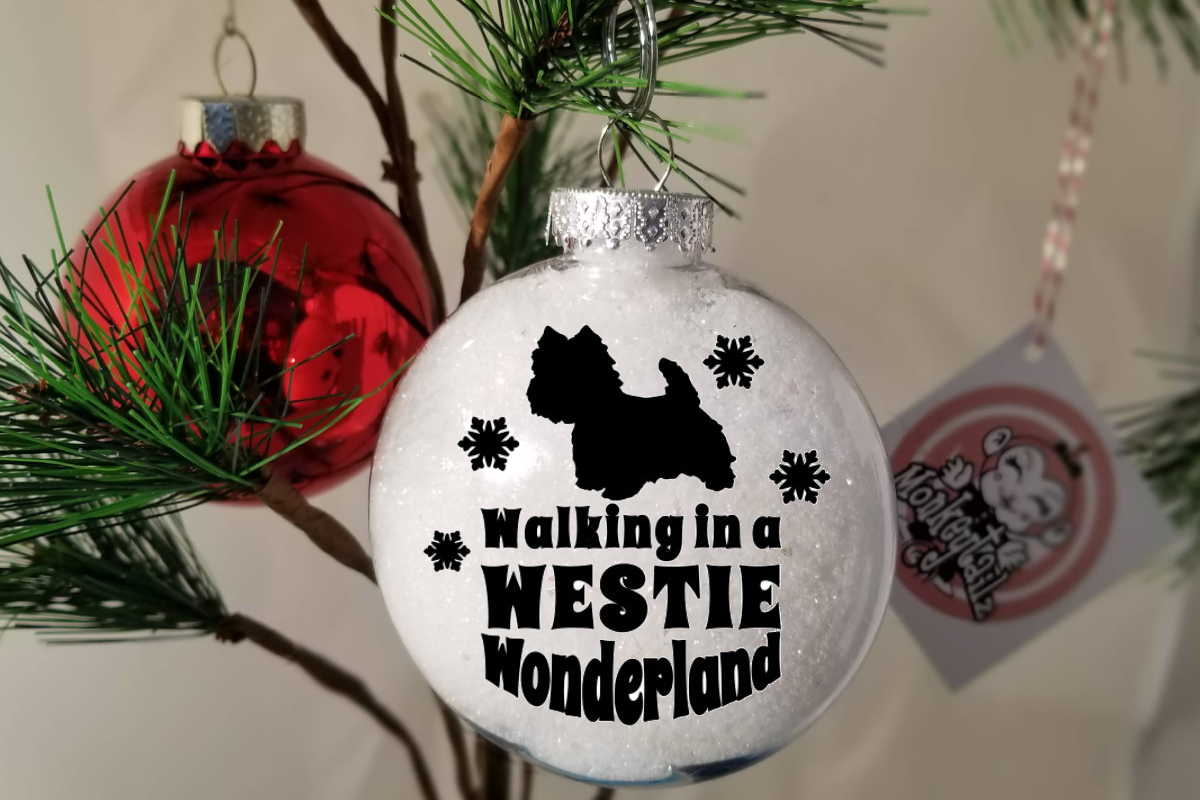 westie christmas ornaments