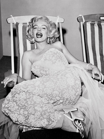 Marilyn Monroe in Deckchair