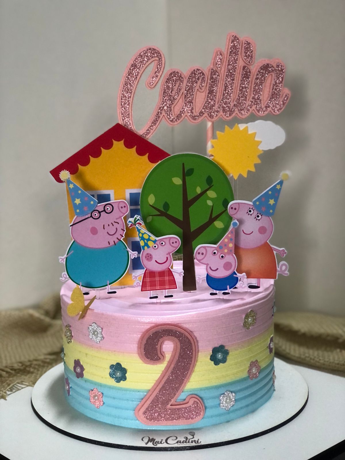 Bolo Picnic da Peppa Pig com Pasta Americana - Zona Sul - Panamby