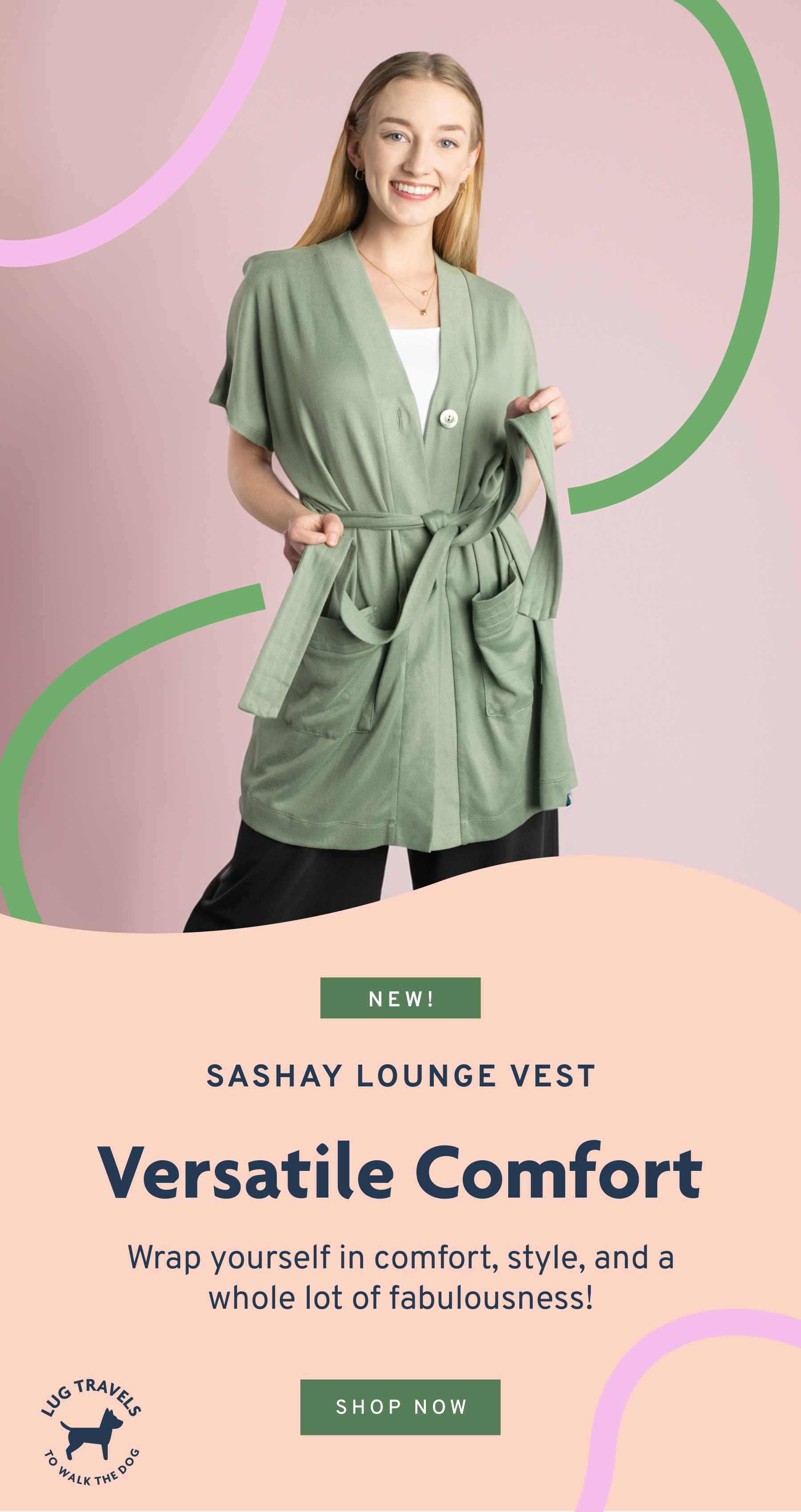 Sashay wrap vest