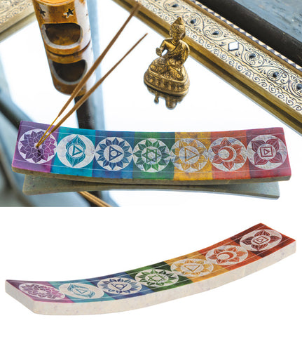 Ceramic Chakra Incense Sticks Burner