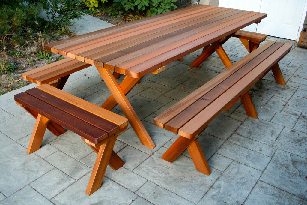 Large Wood Picnic Table – Seattle Cedar