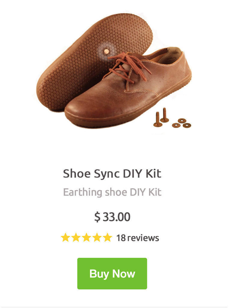 shoe sync earthing shoe diy kit