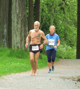 barefoot running