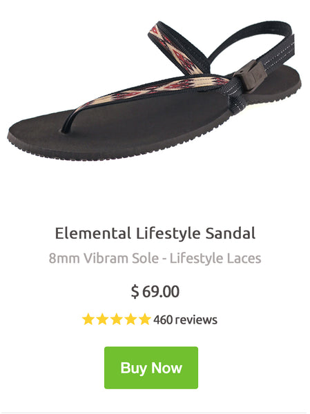 minimalist earthing lifestyle sandals