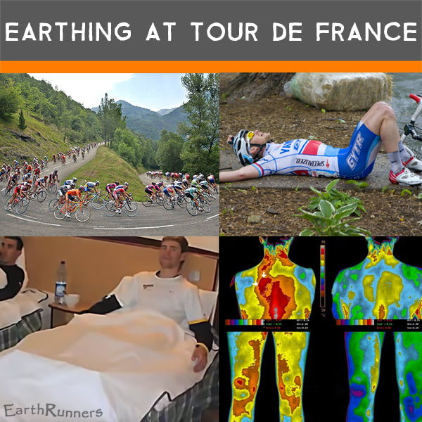earthing at tour de france for recovery