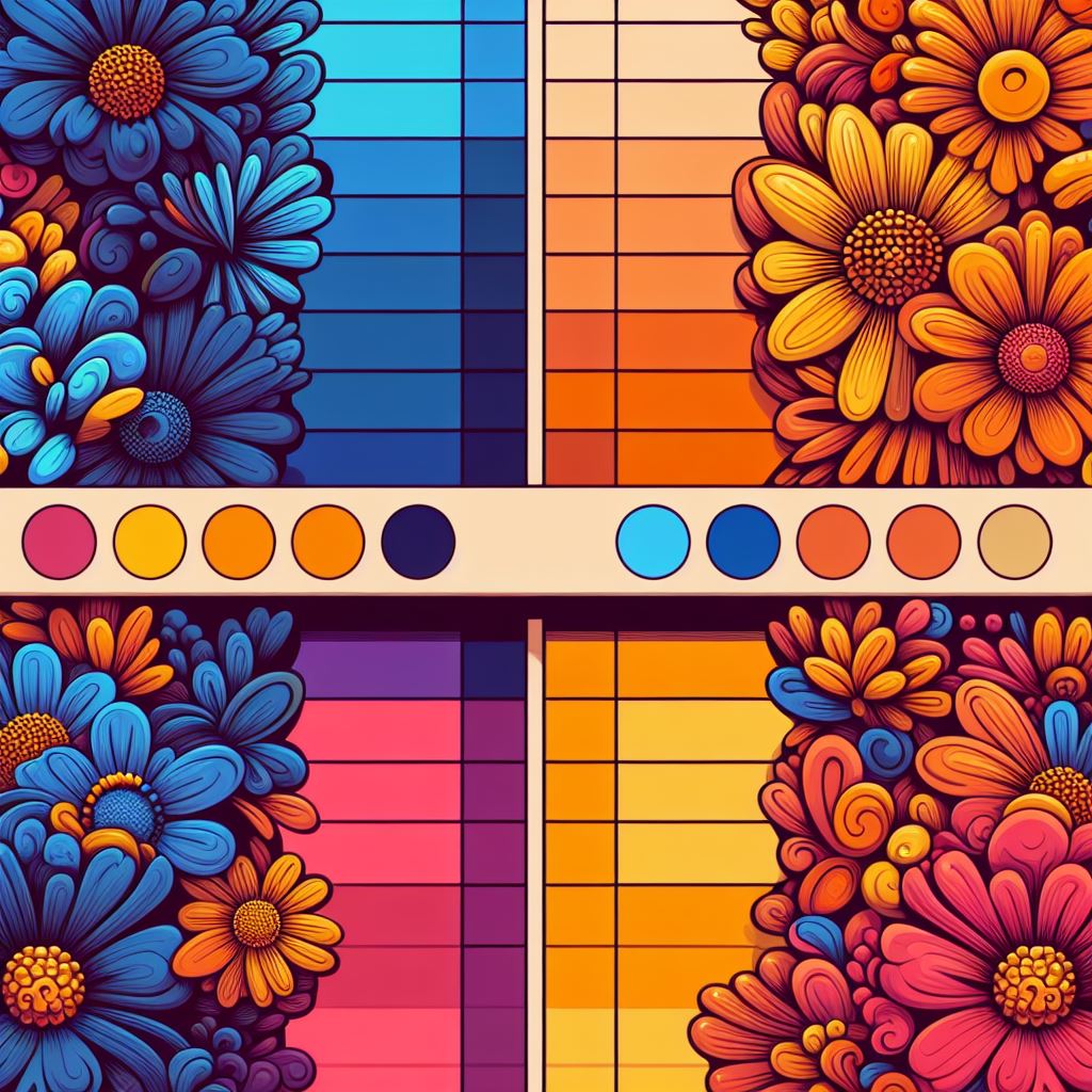 Split-Complementary Colors: A Playful Variation