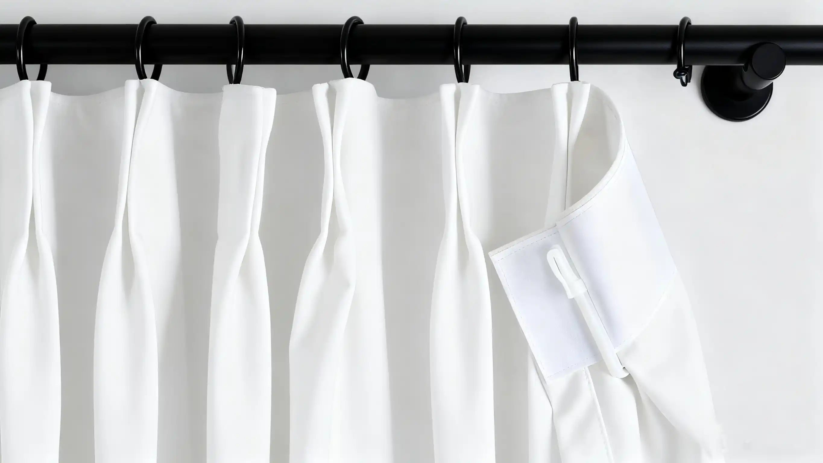 Drapery pleat example