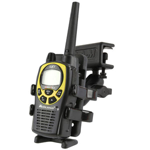 RAM-B-177-UN4 RAM Finger-Grip® Universal Holder with Glare Shield Clamp Mount - Synergy Mounting Systems