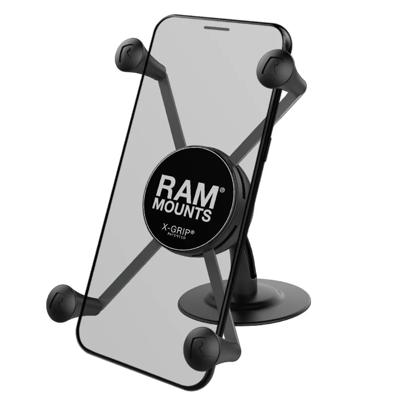 RAP-SB-180-UN10 RAM Mounts X-Grip® Large Phone Holder with Lil Buddy™ Adhesive Dash Mount