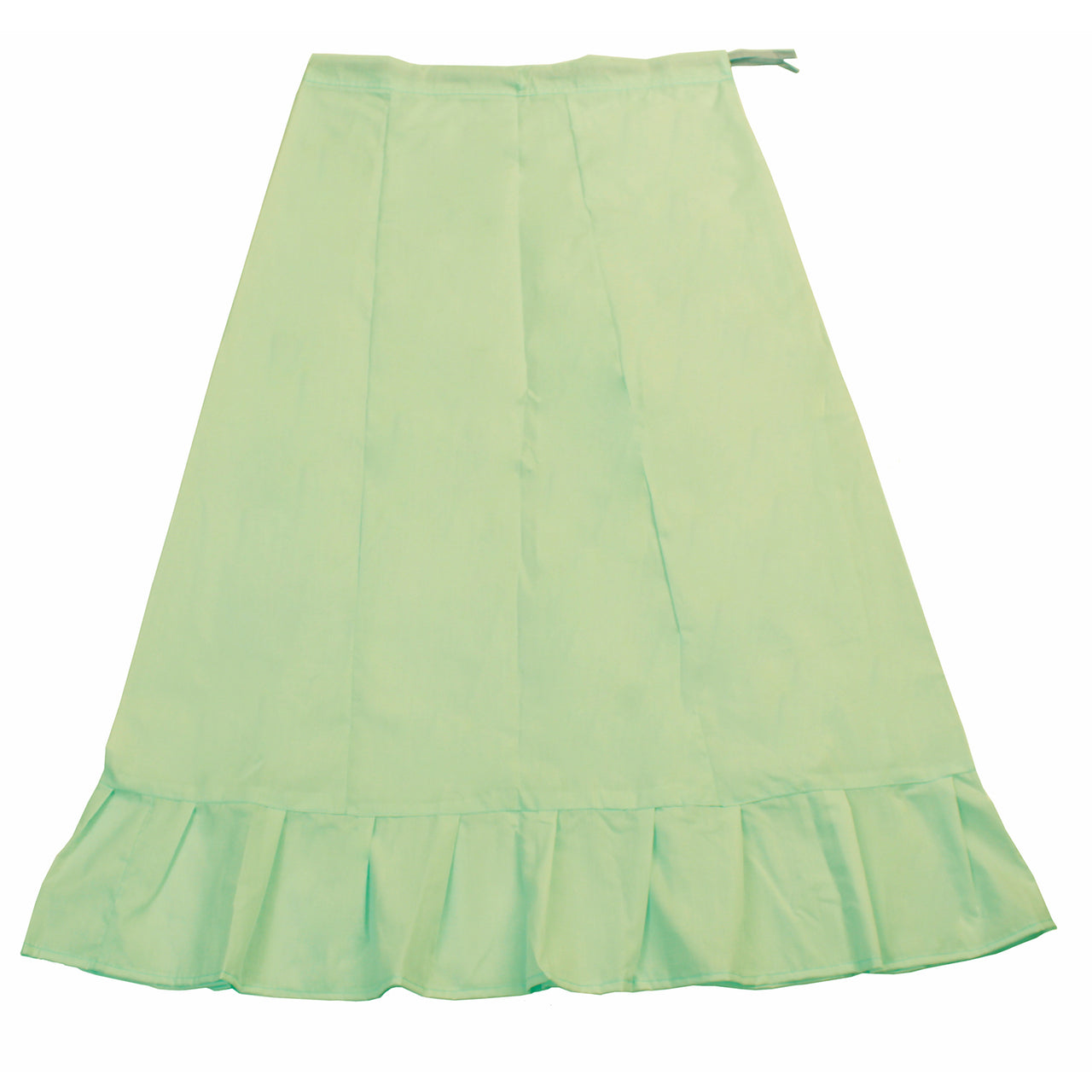 PKYC Women's Pista Green Satin A Line Saree Petticoat (40) : :  Clothing & Accessories