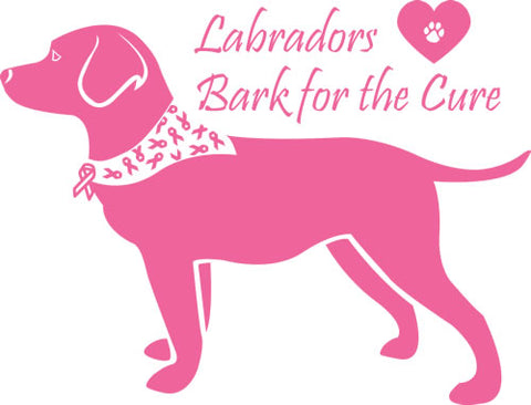 Labrador Bark for the Cure Love The Breed dot com