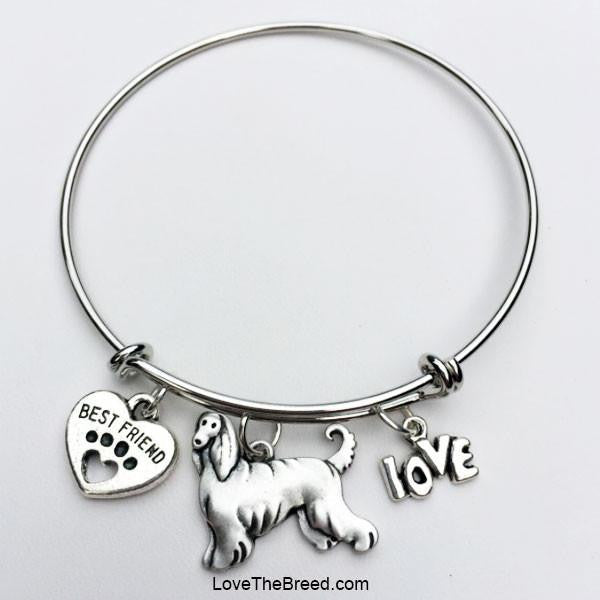 Afghan Best Friend Love Charm Bracelet