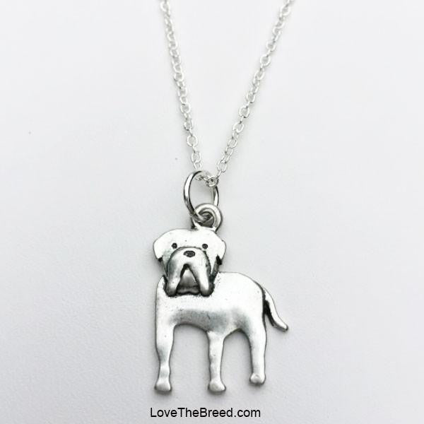 Mastiff Charm Necklace