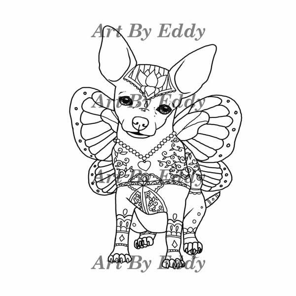 Coloring Pages Of Two Chihuahuas 4