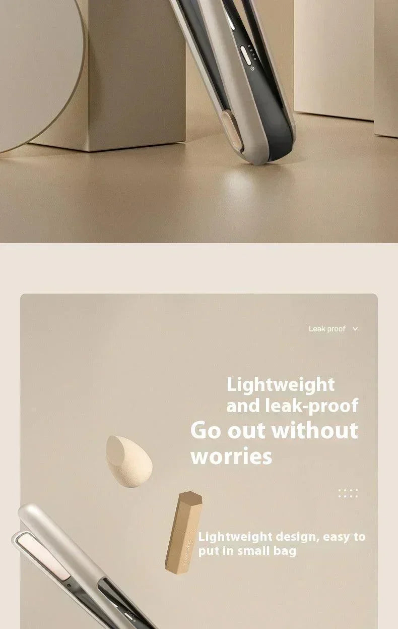 Wireless USB Charging Hair Straighteners Volume Straight Two-in-one - Evallys.com