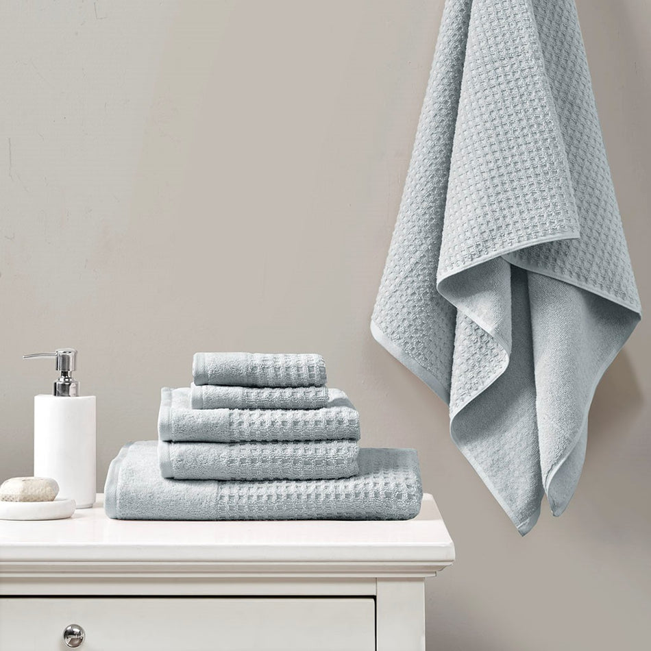 6pc Nurture Sustainable Antimicrobial Towel Set White - Clean Spaces