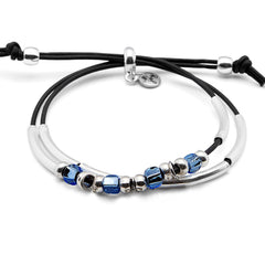 Resa silver adjustable size bracelet