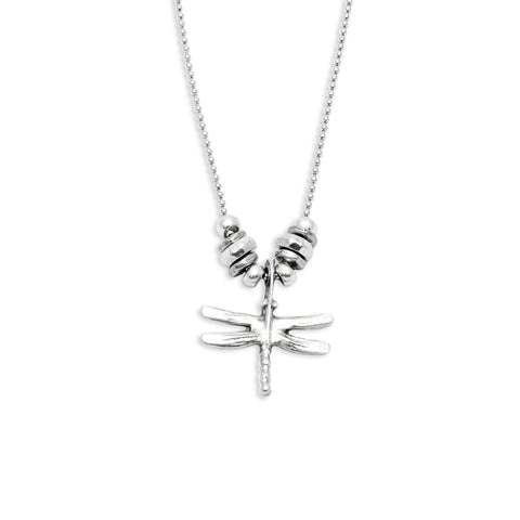 Download Anise Stainless Steel Adjustable Necklace With Dragonfly Charm Lizzy James