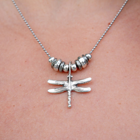 Download Anise Stainless Steel Adjustable Necklace With Dragonfly Charm Lizzy James
