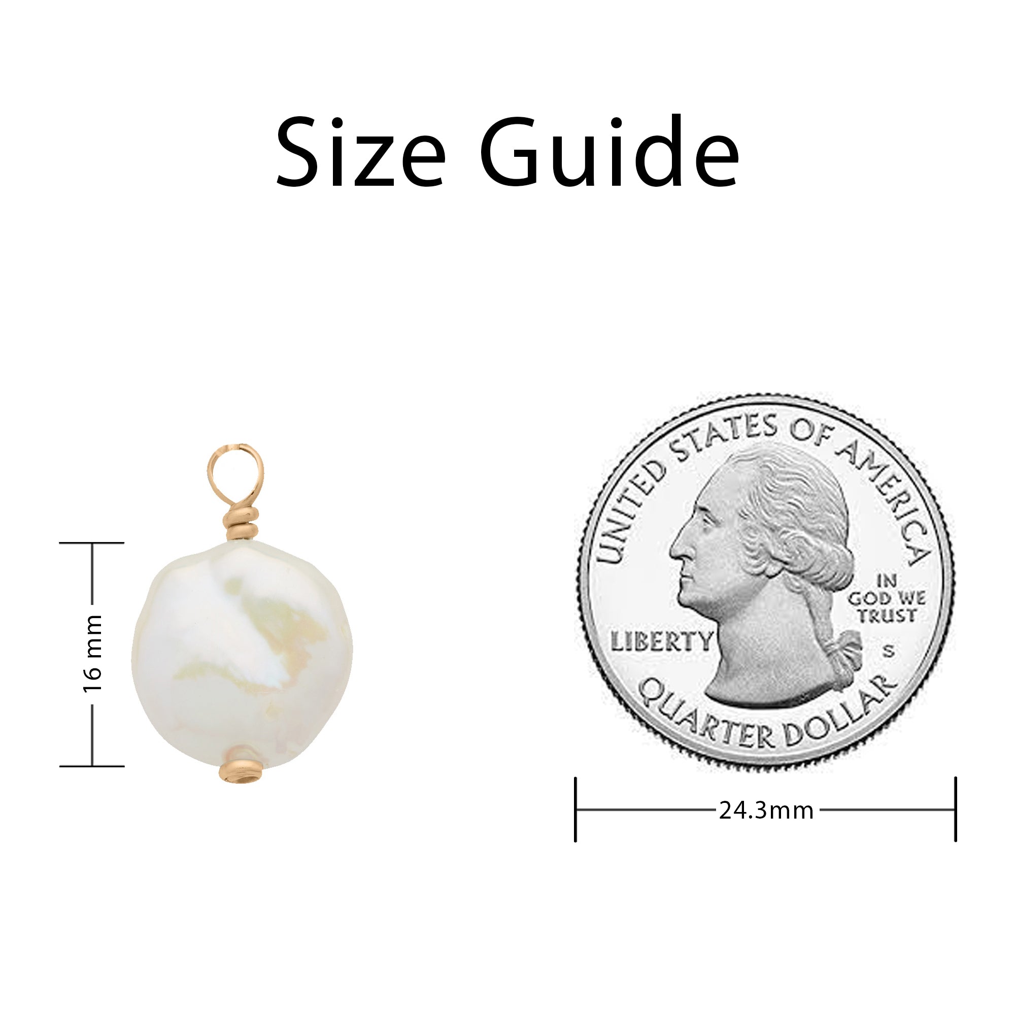 Coin Pearl Pendant